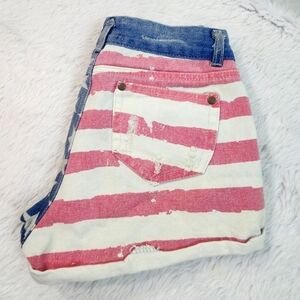 Grayson Denim Stars & Stripes Shorts